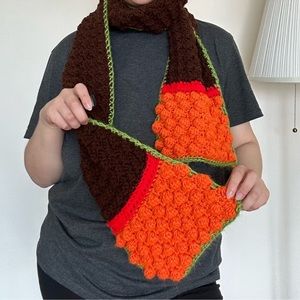 3/50$ (Handmade) Colorful scarf / Long wool scarf